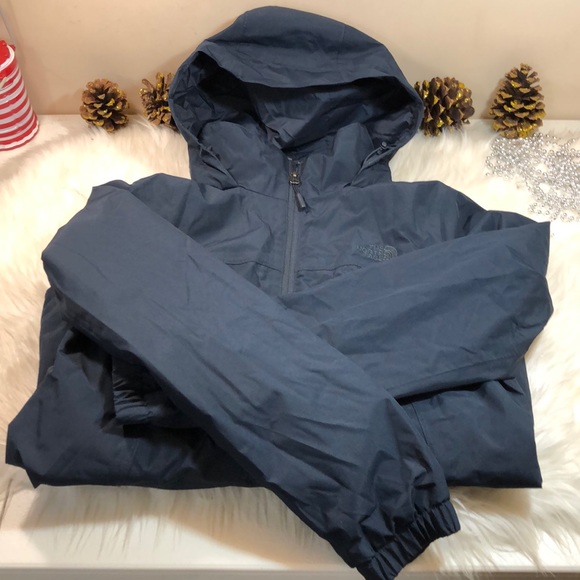 north face fleece lined rain jacket
